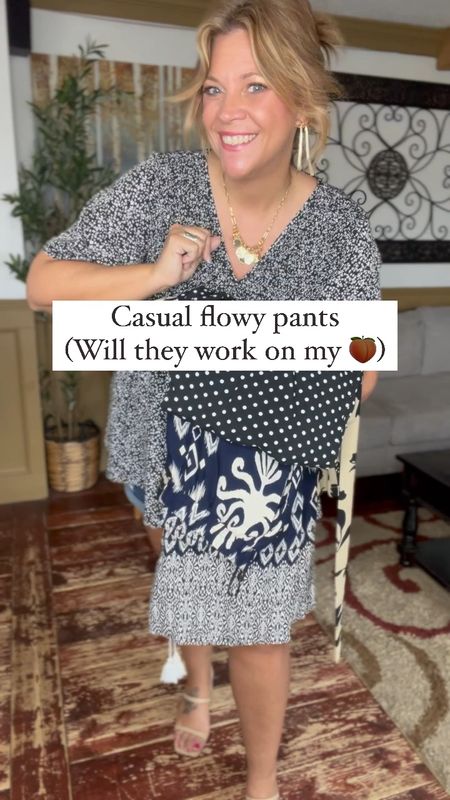 Flowy beach pants, work pants, teacher outfit, wide leg pants- size 14/16 in pants and wide leg jumpsuit. Size xlarge in tank 
Use code 🧑‍💻 Nicoles15 at Checkout 

#LTKplussize #LTKover40 #LTKworkwear