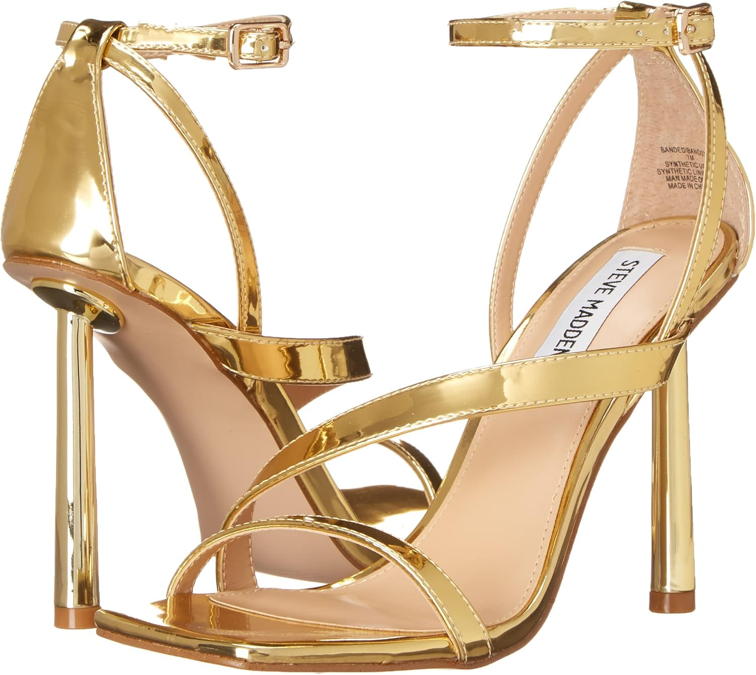 Steve Madden Women's Banded Heeled Sandal | Amazon (US)
