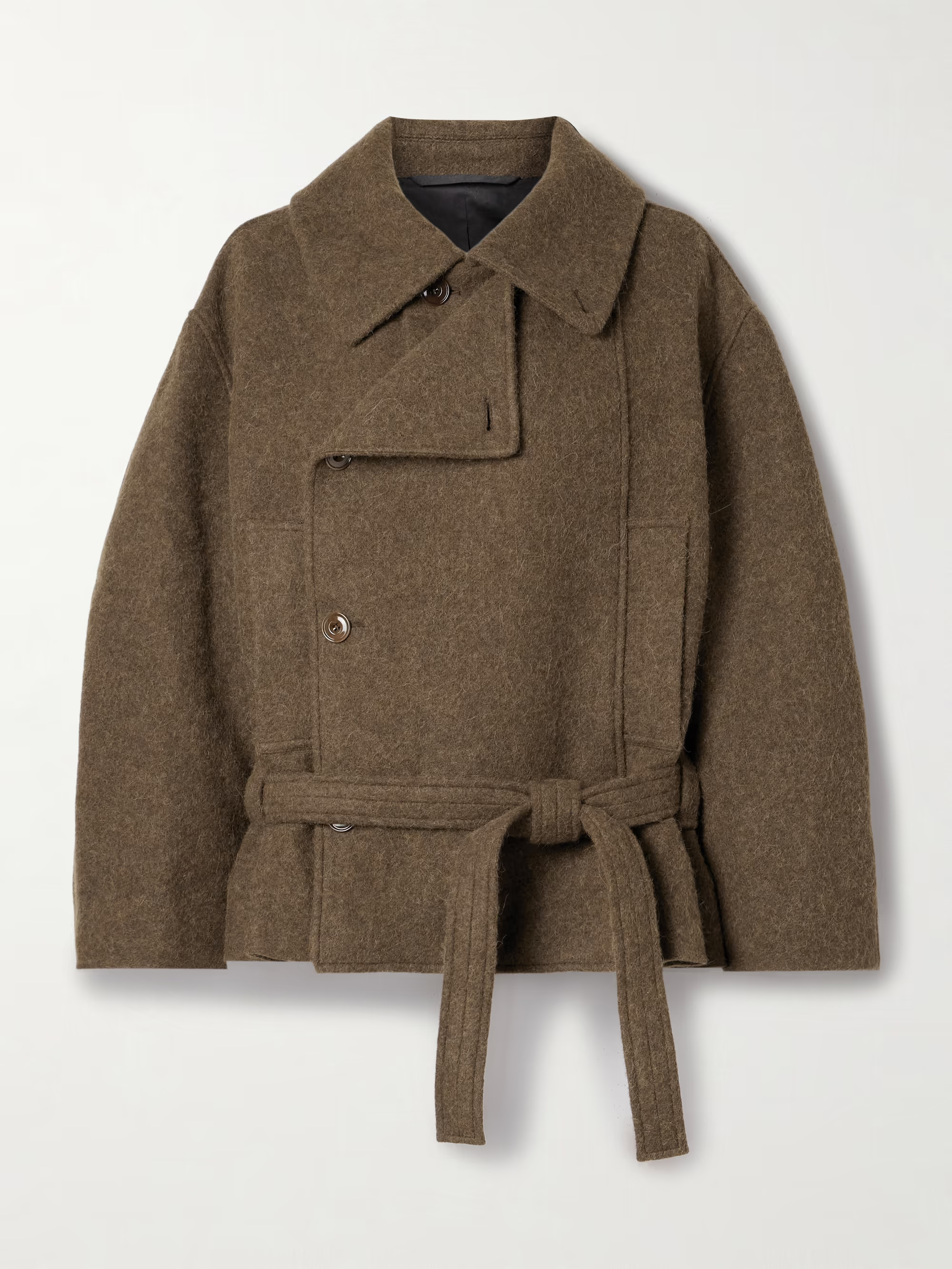 Belted wool and alpaca-blend coat | NET-A-PORTER (US)