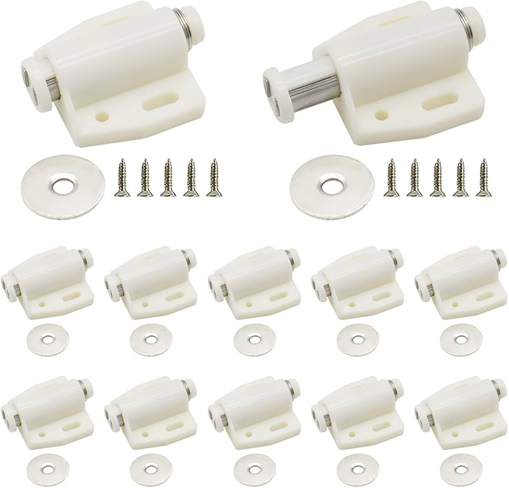 12Pack Magnetic Touch Push to Open Door Latch for Heavy Duty Door Push Release Latch Kitchen Draw... | Amazon (US)