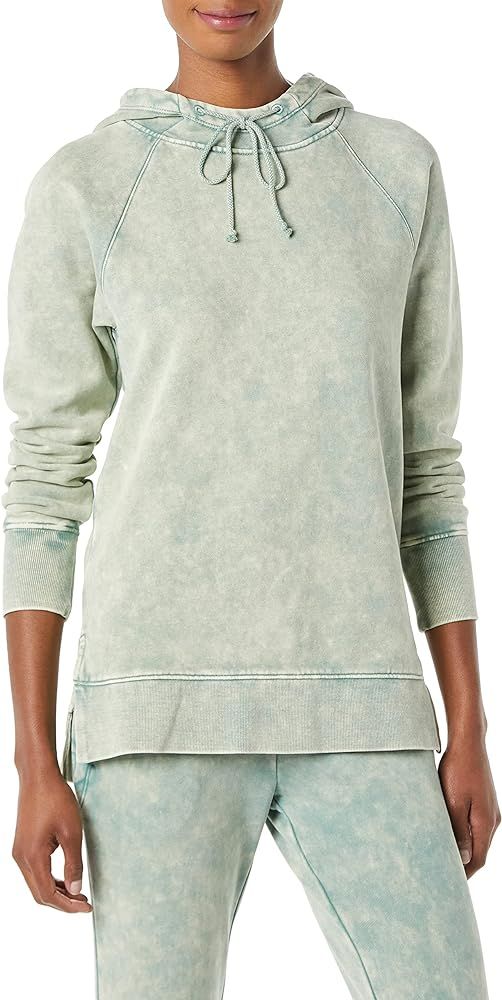 Goodthreads Women's Heritage Fleece Hooded Tunic Sweatshirt | Amazon (US)