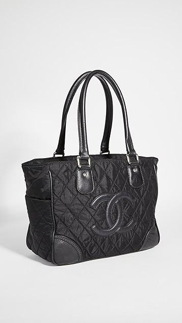 Chanel Vintage Cc Tote Nylon Bag | Shopbop