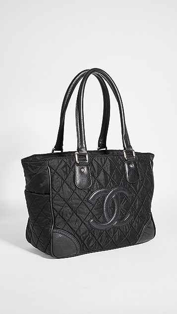 Chanel Vintage Cc Tote Nylon Bag | Shopbop