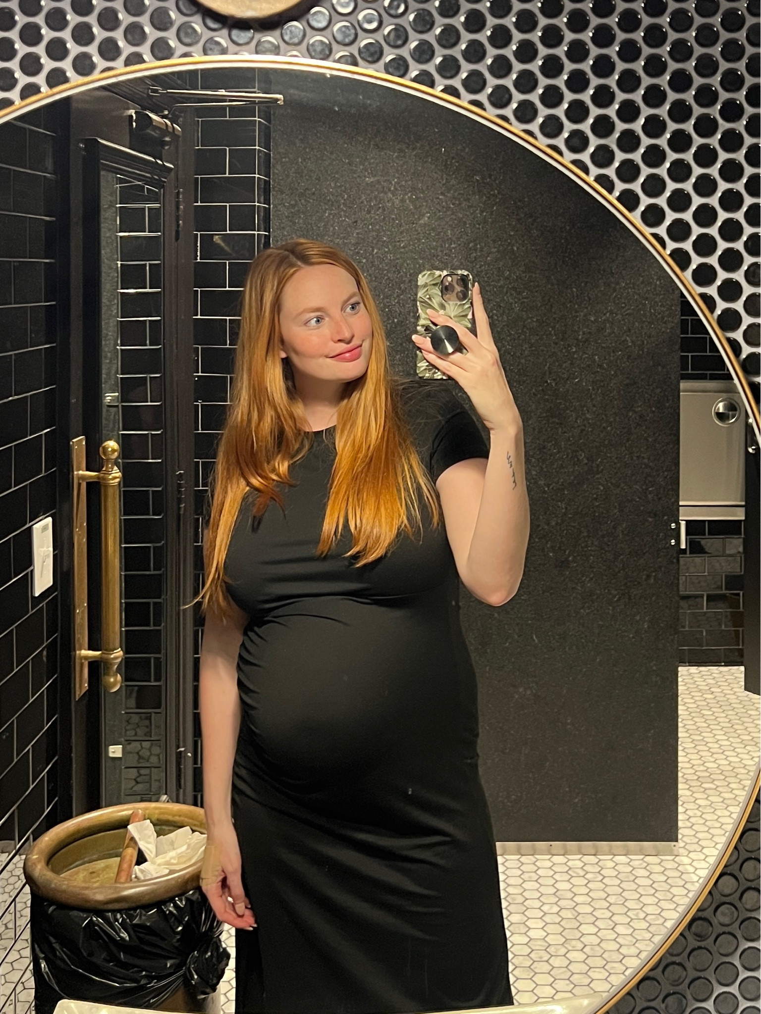 The best non-maternity dress for a bump! I’m currently 8 months pregnant and this black dress is SO comfortable.

#LTKbump #LTKunder50