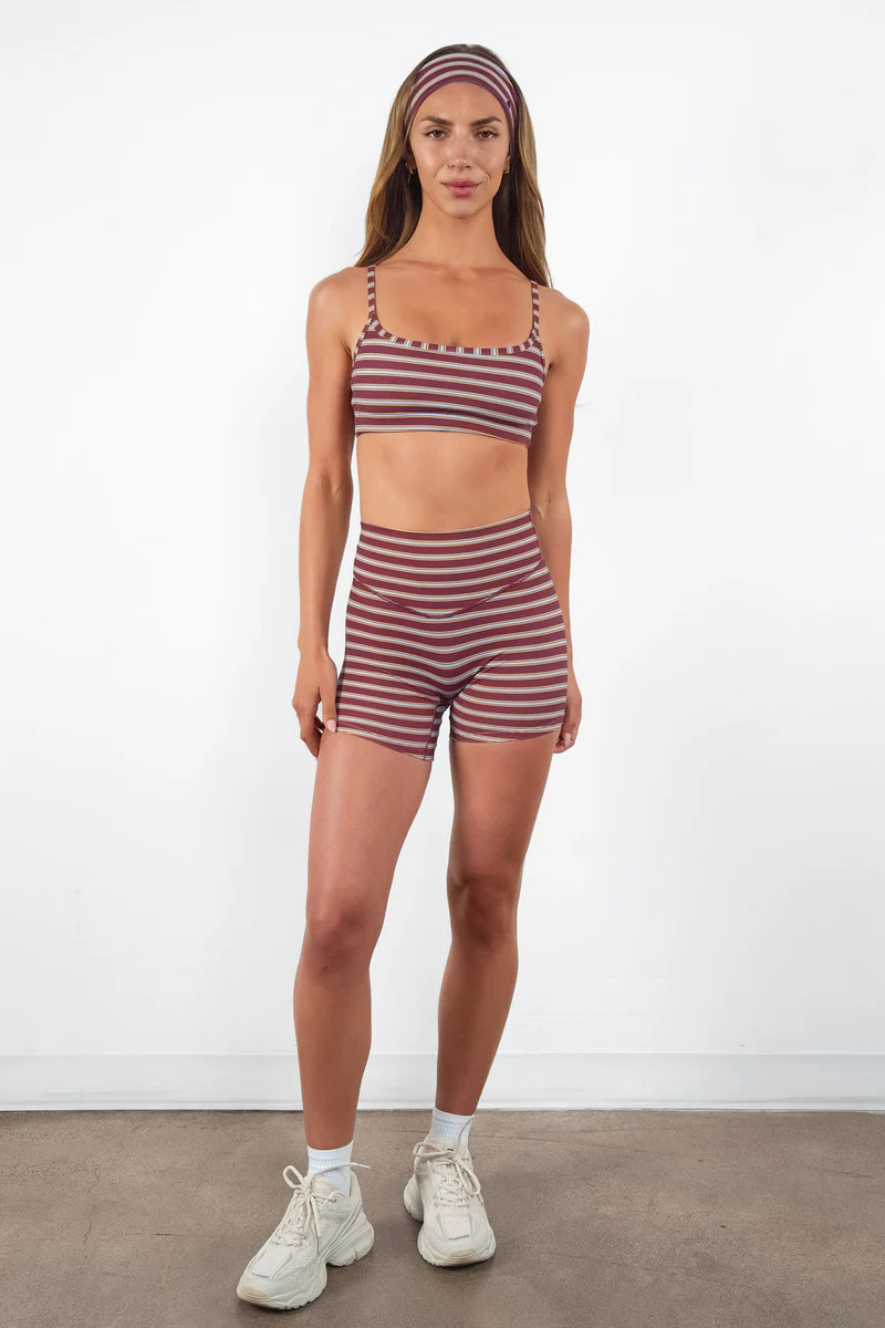 Cloud II™ Volley Short - Maroon Stripe | Vitality
