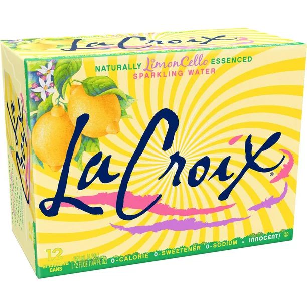 LaCroix LimonCello Sparkling Water - 12pk/12 fl oz Cans, 12 / Pack (Quantity) | Walmart (US)