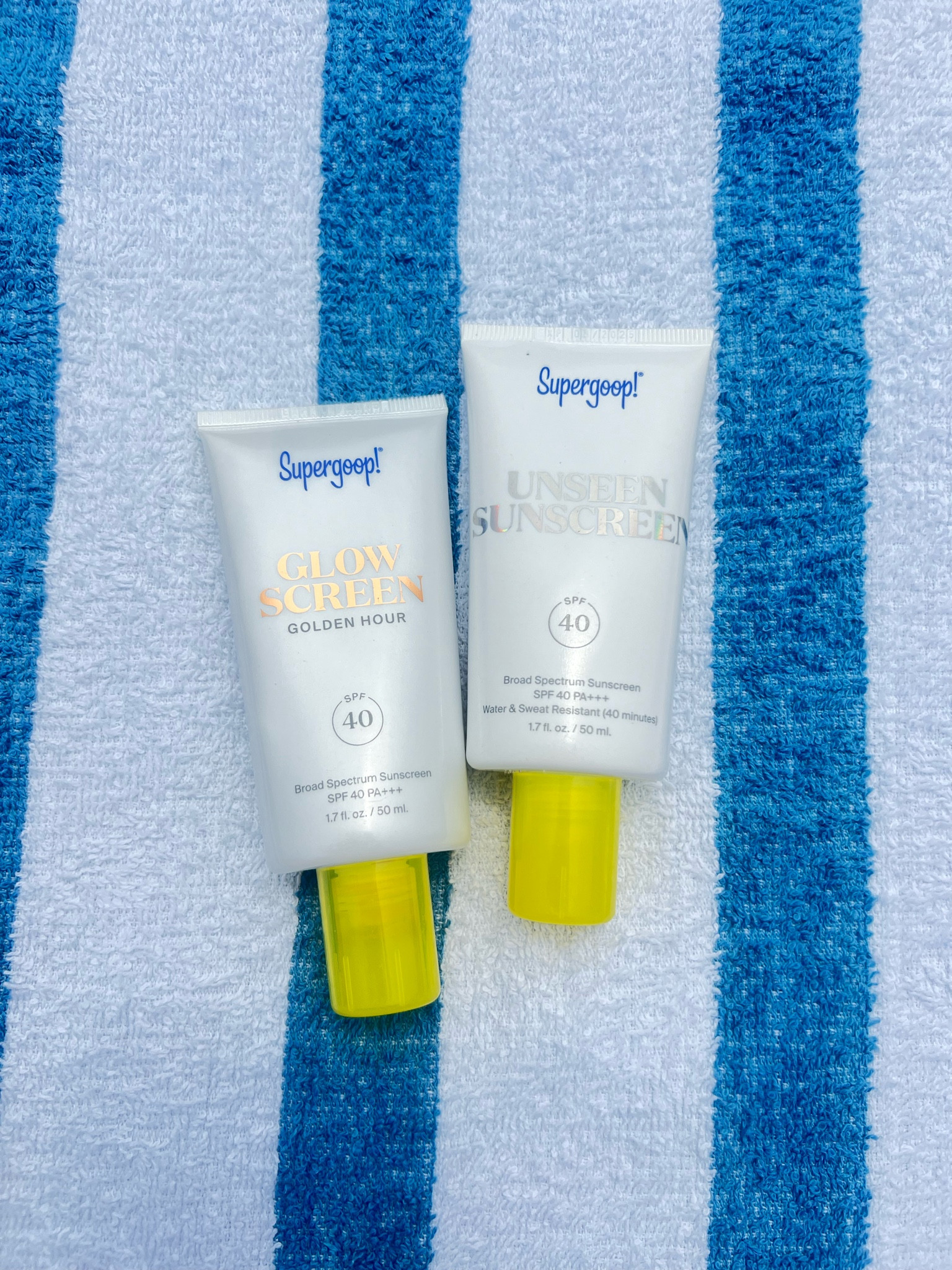 ✨SUPERGOOP✨ 
I love this sun screen it is always with me! 
Glow screen is for when I want to feel like a look like I put in a little effort! 
Unscreen is the best for being active outside it’s literally invisible! 

#LTKfamily #LTKSeasonal #LTKswim