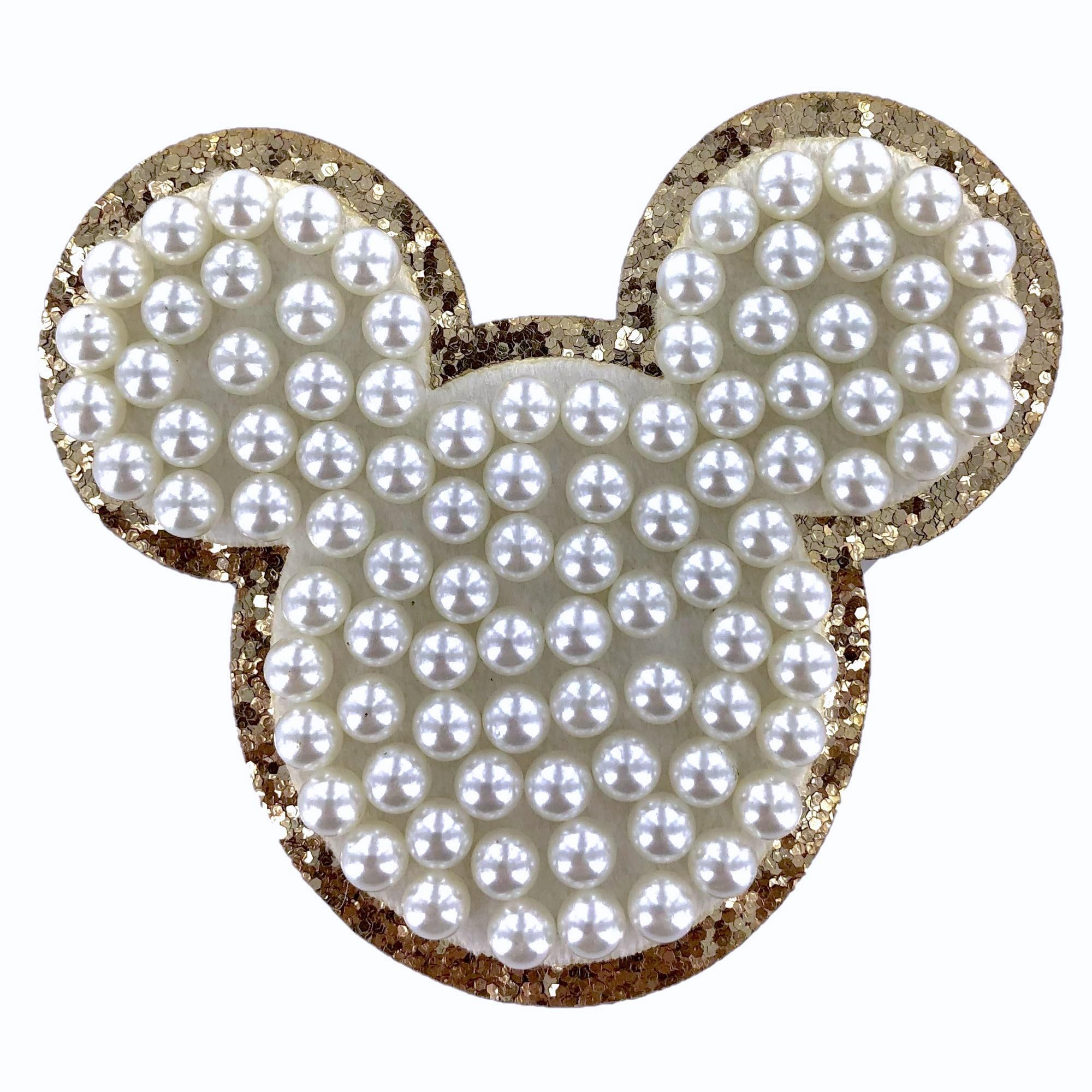 ZOOX Ivory Pearl & White Letter Varsity Initial Patches, 3M Adhesive Sticker Iron On, 2.25" Heigh... | Amazon (US)