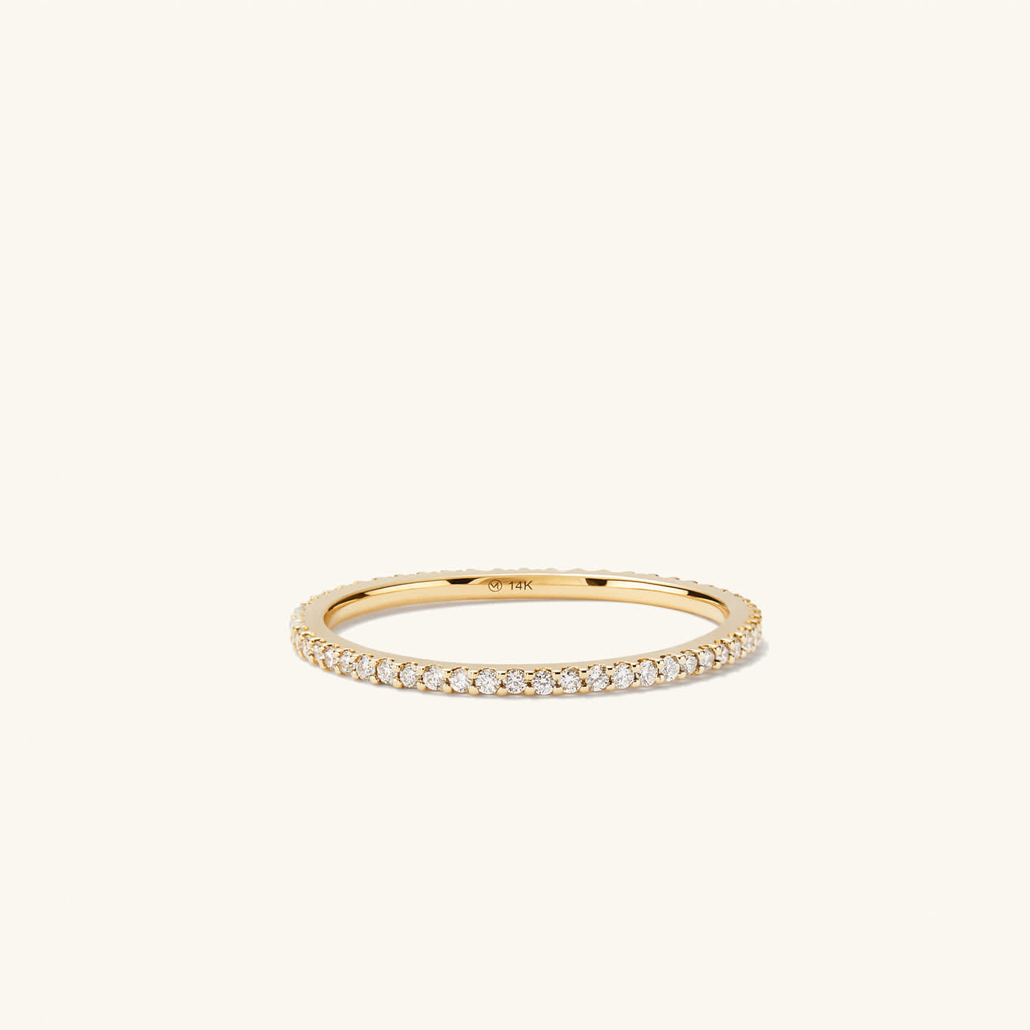 Slim Diamond Eternity Band | Mejuri Fine Crew
