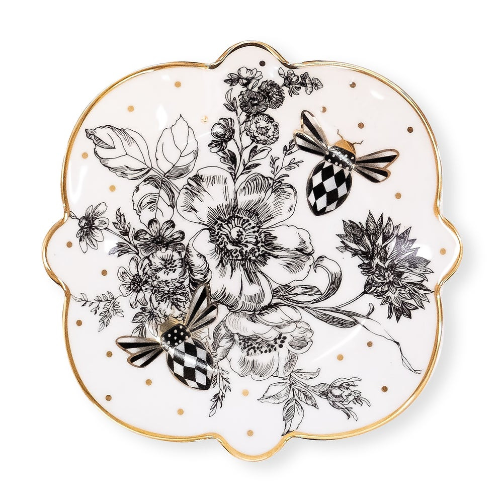 Bee Toile Bread & Butter Plate | MacKenzie-Childs