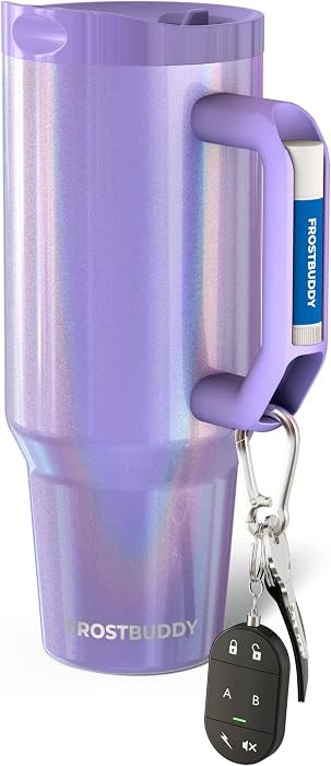 Frost Buddy Thicc Buddy 40oz Tumbler - Spill-Proof Flip Lid (Amethyst) | Amazon (US)