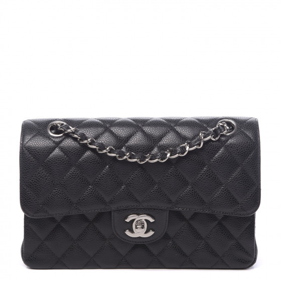 CHANEL Caviar Quilted Small Double Flap Black | Fashionphile