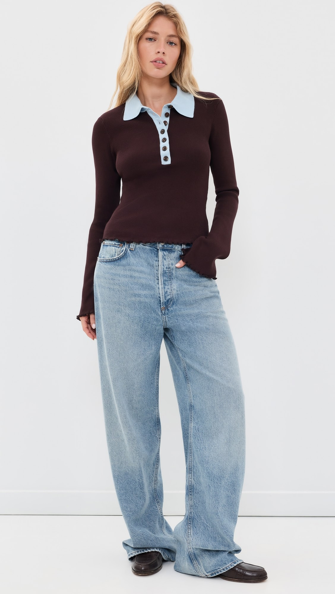 The Riley Polo Sweater | Shopbop