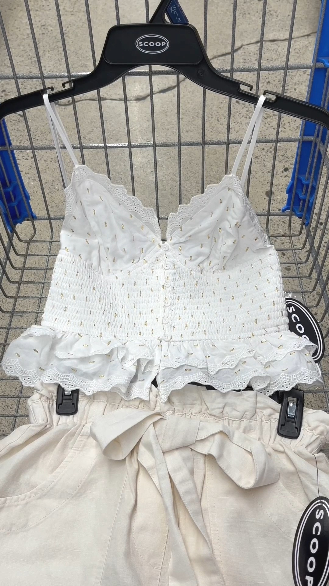 Pretty white tank top and relaxed shorts at Walmart.

Bachelorette party outfits, bachelorette accessories, vacation packing, resort wear 2026, beach vacation, resort wear, summer clothing, white clothing, destination wedding, beach wedding, honeymoon packing.

#LTKWedding #LTKTravel #LTKSeasonal