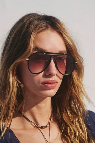 Ventura Oversized Aviator Sunglasses | Free People (Global - UK&FR Excluded)