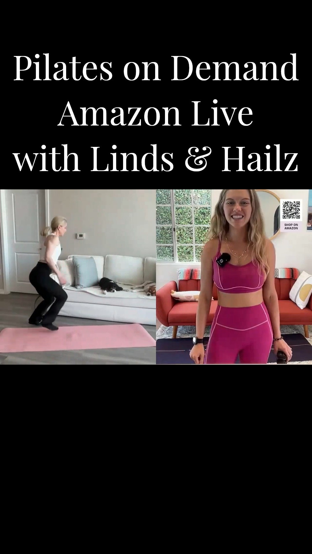 Pilates that actually sculpts, tones, and elevates posture.
This clip is from my Amazon Live shopping show with celebrity Pilates instructor Lindsay Bushman of Pilates on Demand—and I’m obsessed with how effective these low-impact workouts are for core strength, lean muscle, and that long, elegant Pilates physique.

Save this for your next at-home workout and shop my favorite Pilates essentials from the show.
LTKFitness #ltkselfcare and LTK fitness goals for easy LTK home workouts! 

#LTKActive #LTKselfcare #LTKfitnessgoals