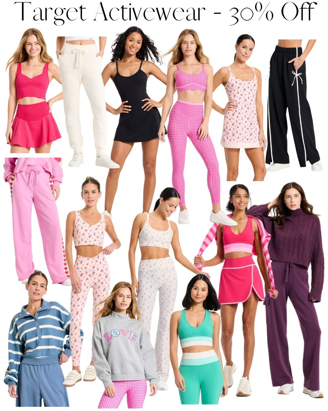 Huge a target activewear sale happening now and I can’t get over all the cute prints for spring!! 

#LTKSaleAlert #LTKActive #LTKfitnessgoals