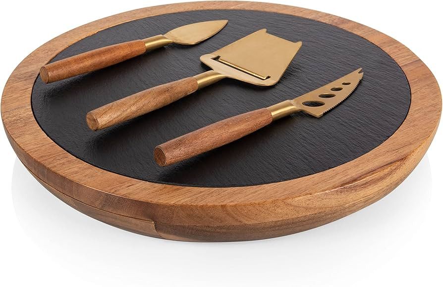 PICNIC TIME TOSCANA -Insignia Slate Serving Board with Cheese Tools, Charcuterie and Wood Cutting... | Amazon (US)