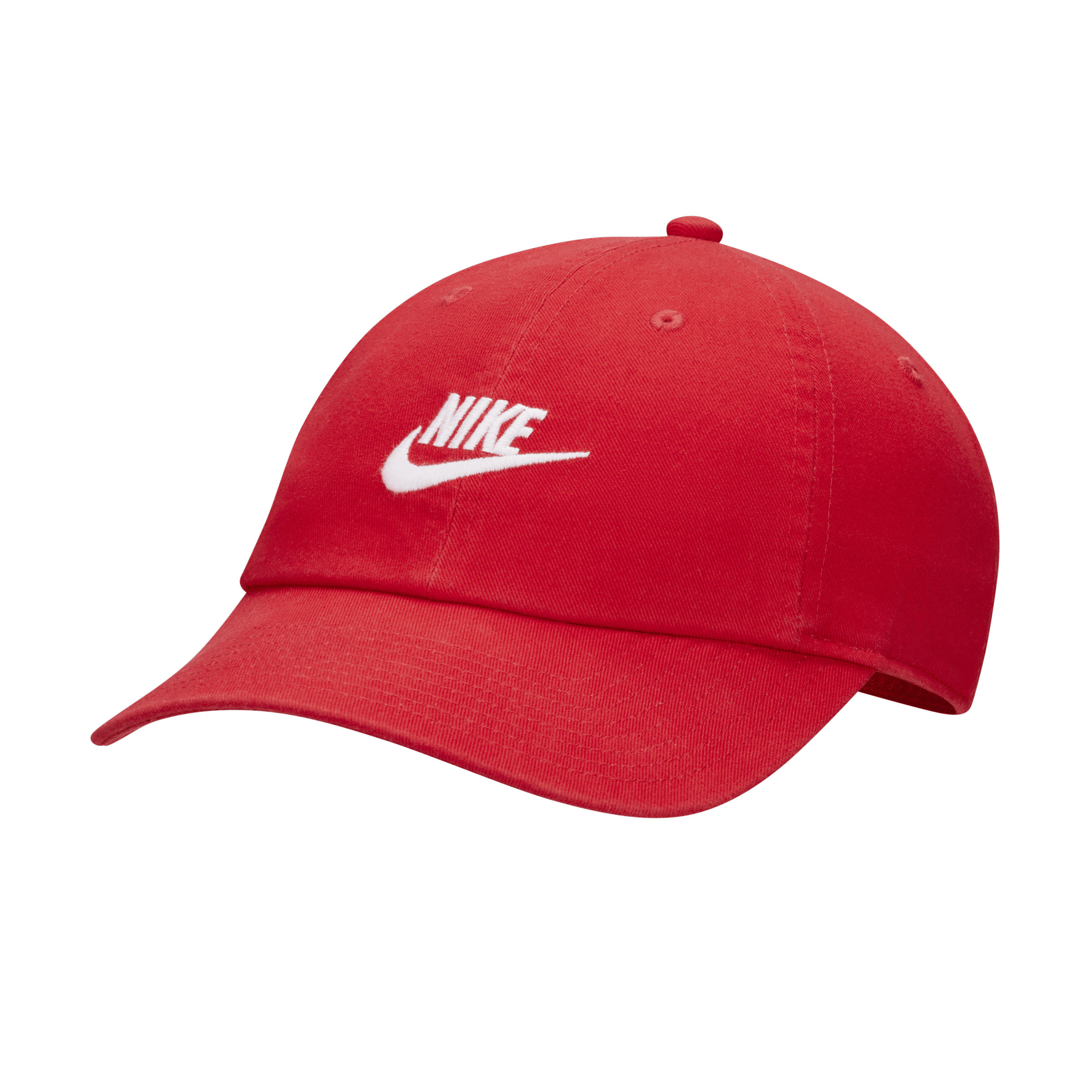 Nike Unisex Club Unstructured Futura Wash Cap in Red | FB5368-657 | Nike (US)