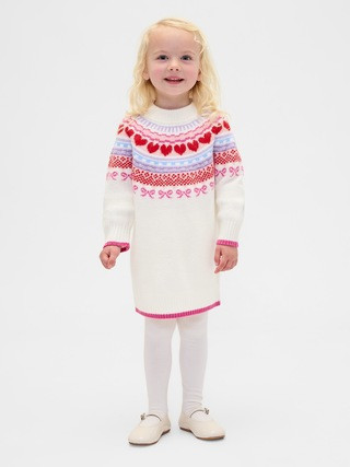Baby & Toddler Fair Isle Sweater Dress | Gap (CA)
