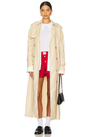 LIONESS Trencherous Coat in Beige from Revolve.com | Revolve Clothing (Global)