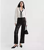 Sequin Straight Pants | LOFT