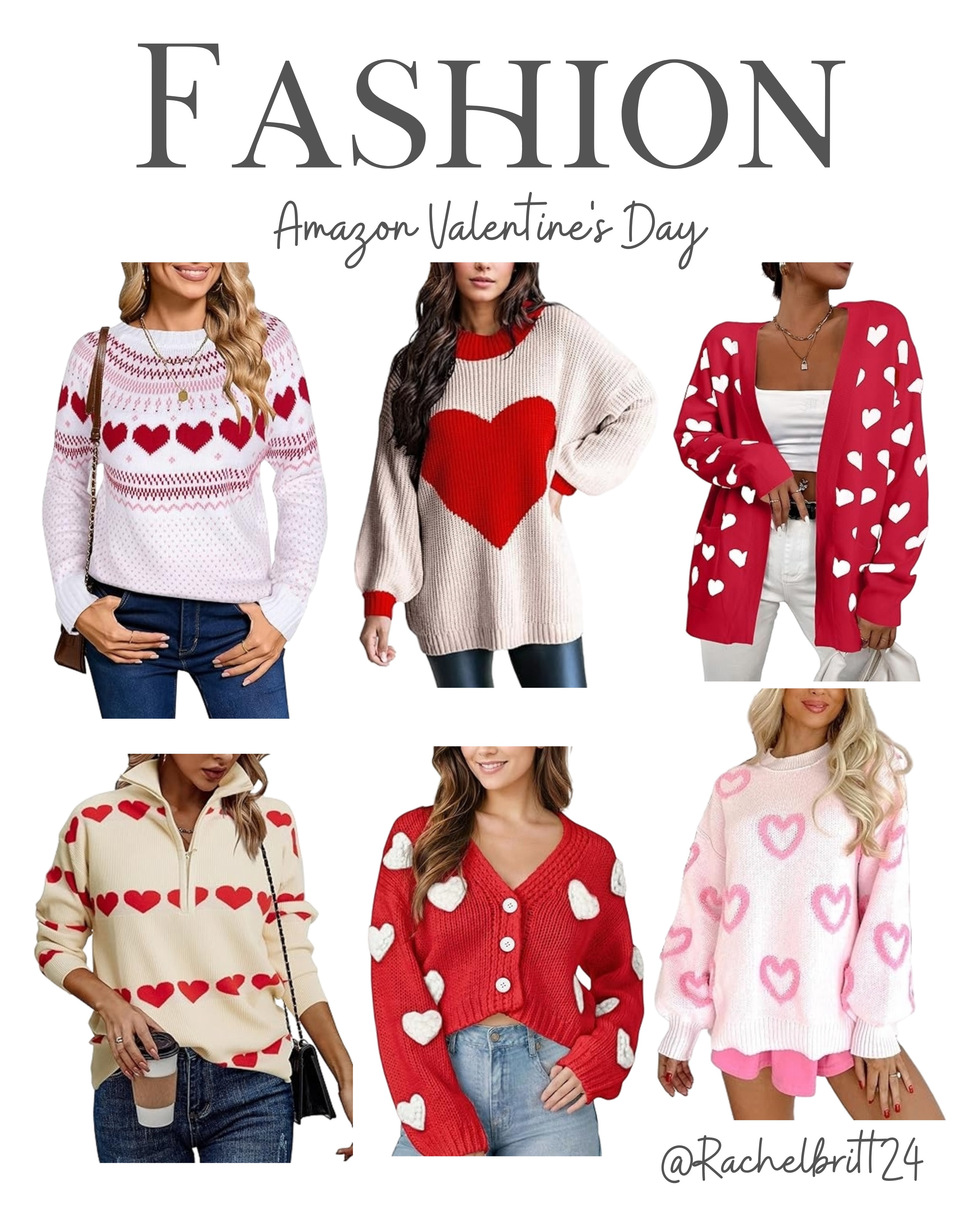 Find your perfect Valentine's Day look with these top-rated Amazon fashion finds. From romantic red dresses and soft pink knits to chic heart-print sweaters, these styles are perfect for date night or Galentine's celebrations. Tap to shop my favorite Amazon Valentine's Day outfit ideas! #AmazonFashion #ValentinesDayOutfits #DateNightStyle 

 #LTKdayinmylife #LTKootd #LTKSaleAlert