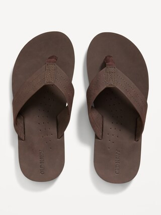 Faux-Leather Flip-Flop Sandals for Boys | Old Navy (US)