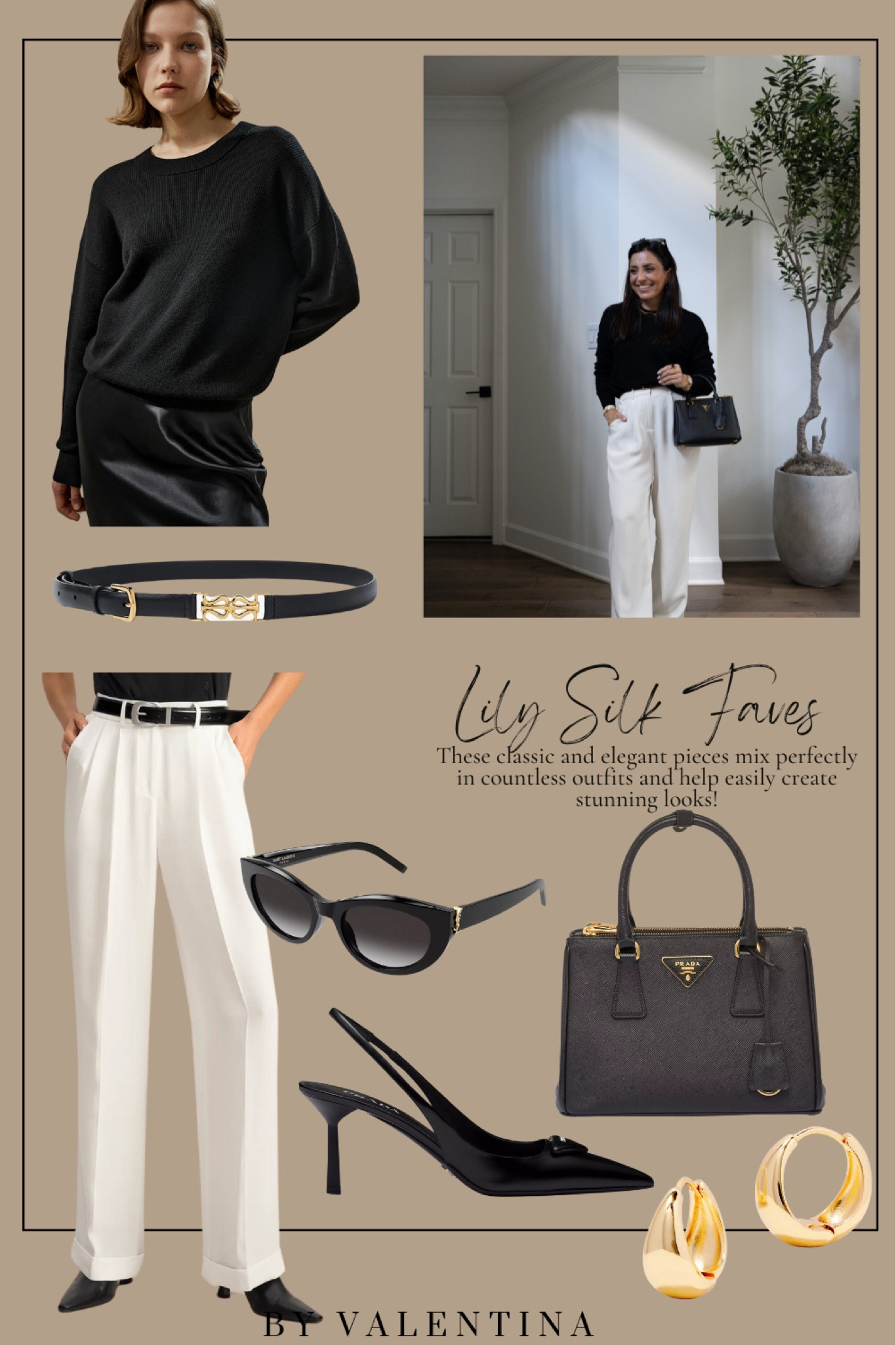 These classic and elegant pieces mix perfectly in countless outfits and help easily create stunning looks!
House of Valentina, outfit ideas, Lilysilk

#LTKSeasonal #LTKItBag #LTKStyleTip