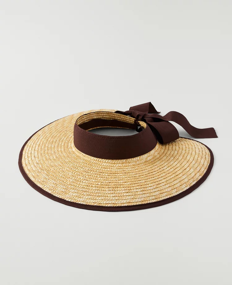 Weekend Straw Visor | Ann Taylor