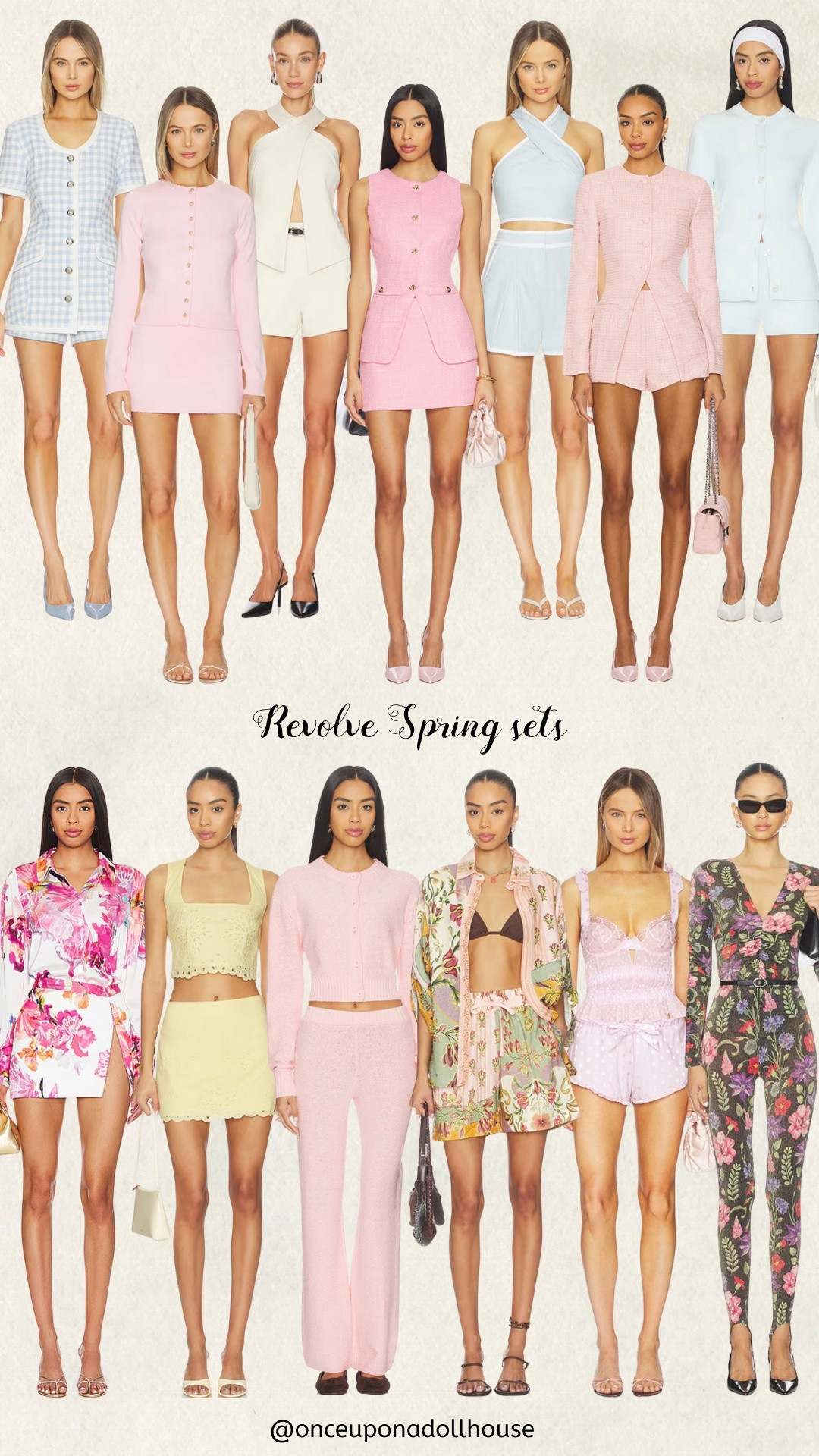 Revolve Spring Sets! Top, skirt, pants, vest 

#LTKootd #LTKSeasonal