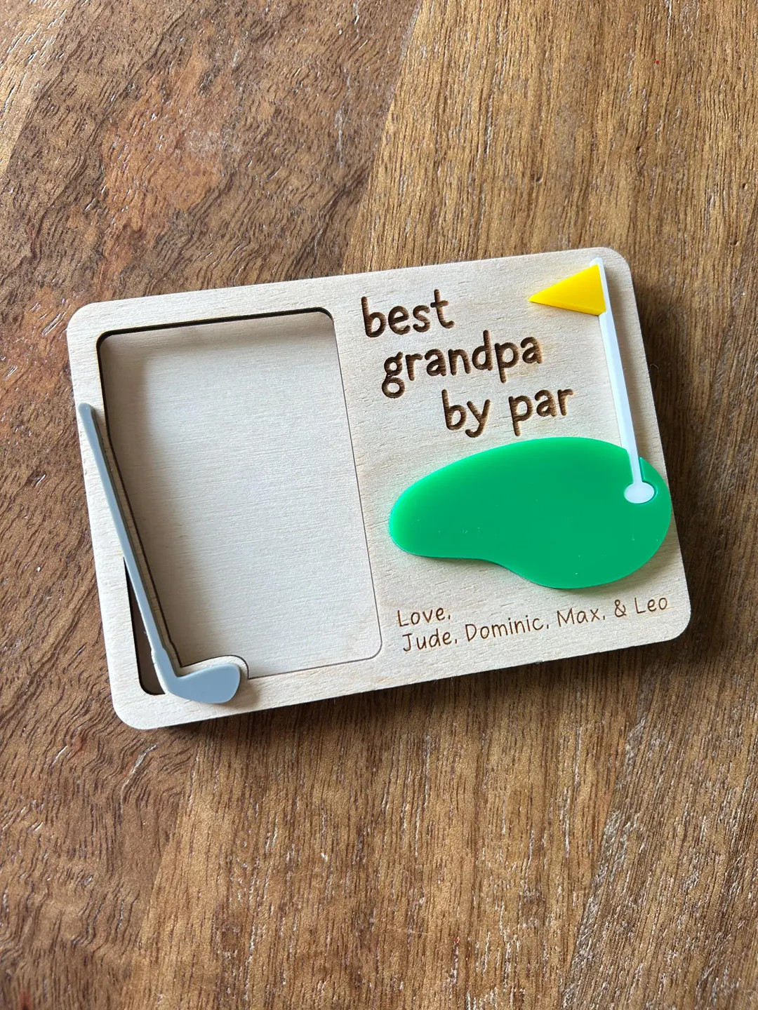 Father’s Day Picture Frame, Personalized Magnetic Fridge Photo Frame, Gift for Dad Grandpa Papa... | Etsy (Global)