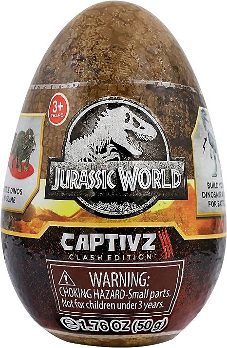 Jurassic World Captivz Slime Egg. Slime Filled Dinosaur Egg. Will You Find A Limited Edition Spec... | Amazon (US)