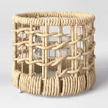 Maize Outdoor Lantern Candle Holders Tan - Threshold™ designed with Studio McGee | Target