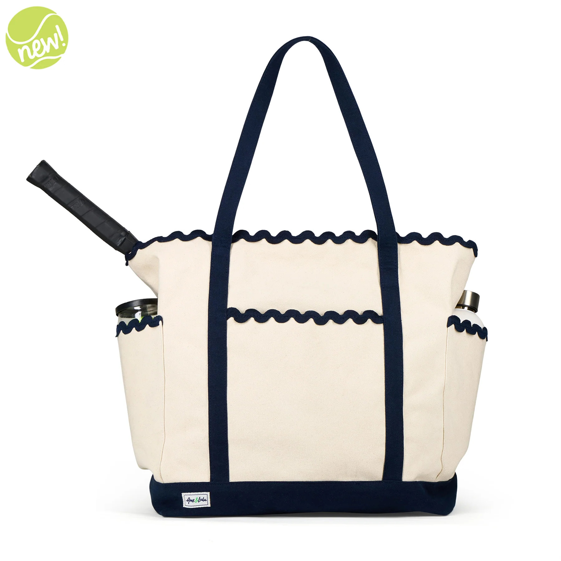 Scalloped Tennis Tote | Ame & Lulu