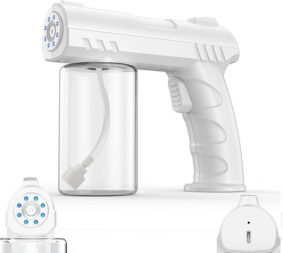 Handheld Electric Nano Disinfection Spray with Blue Light Technology - Portable Atomizer for Home... | Amazon (US)