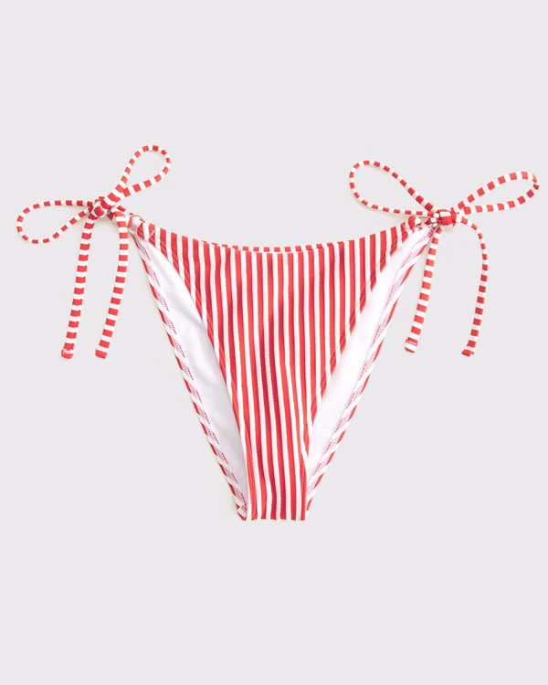 Women's Low Rise Tie-Side Cheeky Bottom | Women's Swimwear | Abercrombie.com | Abercrombie & Fitch (US)
