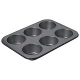 Chicago Metallic Professional 6-Cup Non-Stick Muffin Pan, 14-Inch-by-10.25-Inch | Amazon (US)