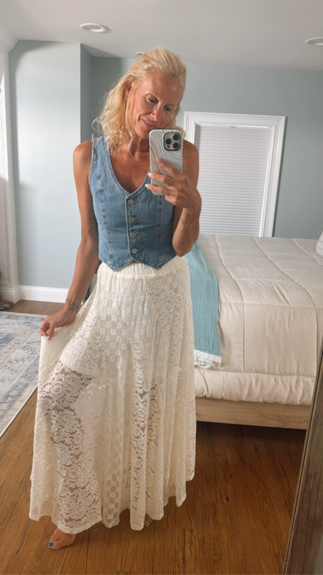 Country concert style
Lace maxi skirt 

#LTKStyleTip #LTKFindsUnder100 #LTKxVICI