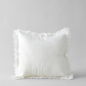 Linen Pillow in White 20x20 | Bloomist