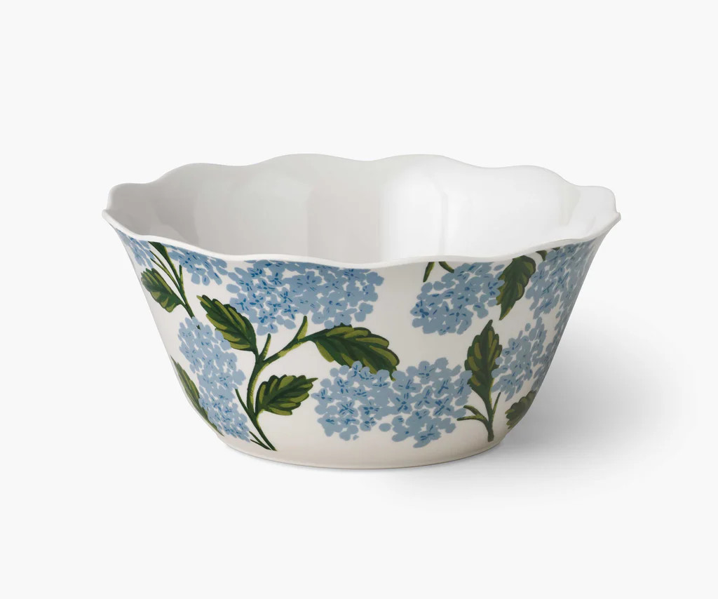 Melamine Serving Bowl - Hydrangea | Rifle Paper Co.