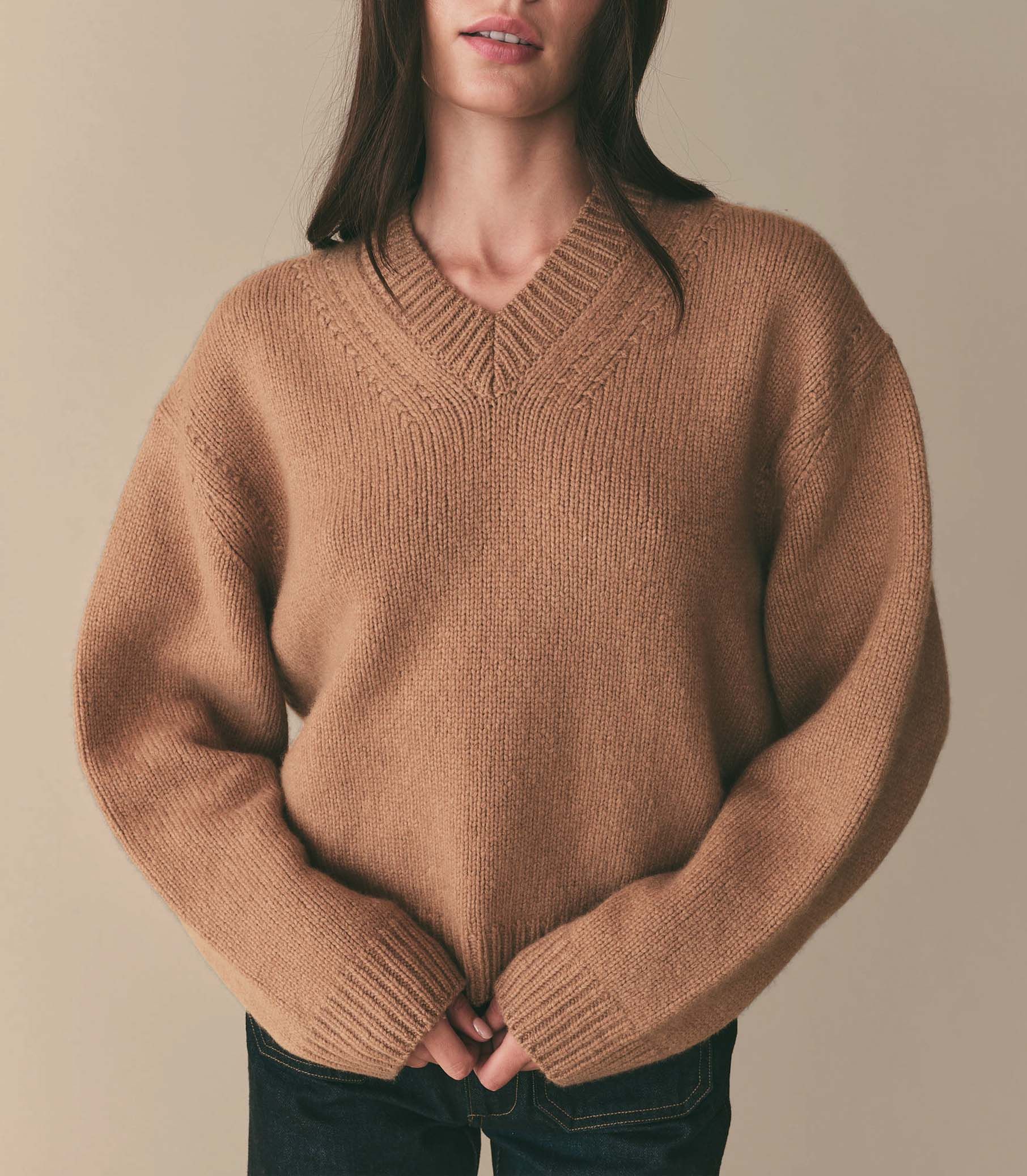 Geonna Sweater - Praline | DÔEN | DOEN
