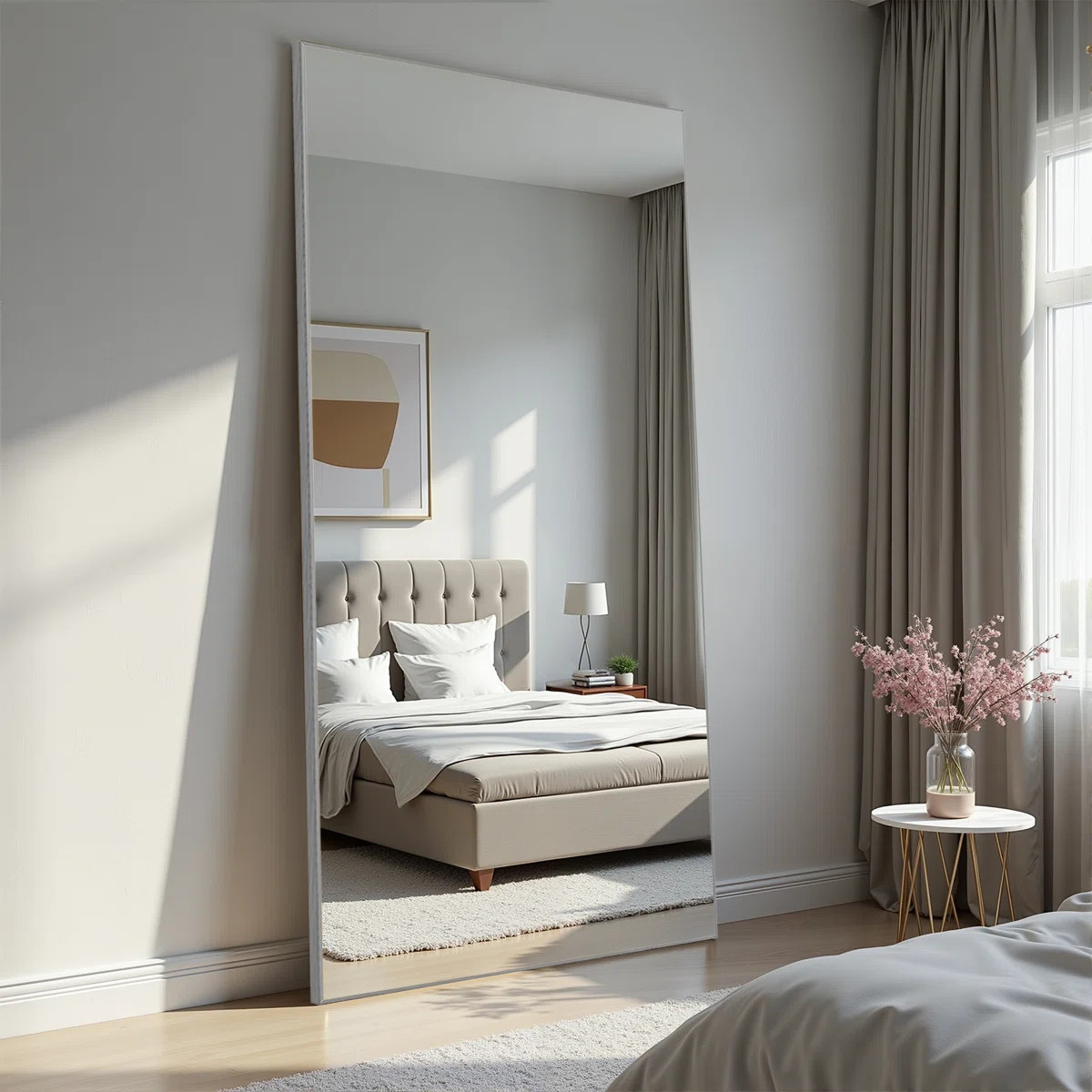 Arstides Metal Flat Mirror | Wayfair North America