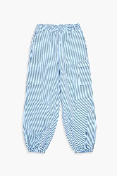 Girls Striped Cargo Joggers (Kids) | Forever 21