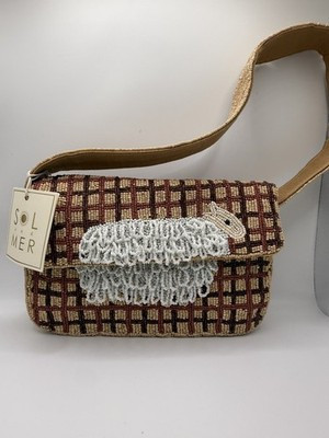 Sol and Mer Sheep Lamb Beaded Bag India RARE NEW Fall Release NWT | eBay US