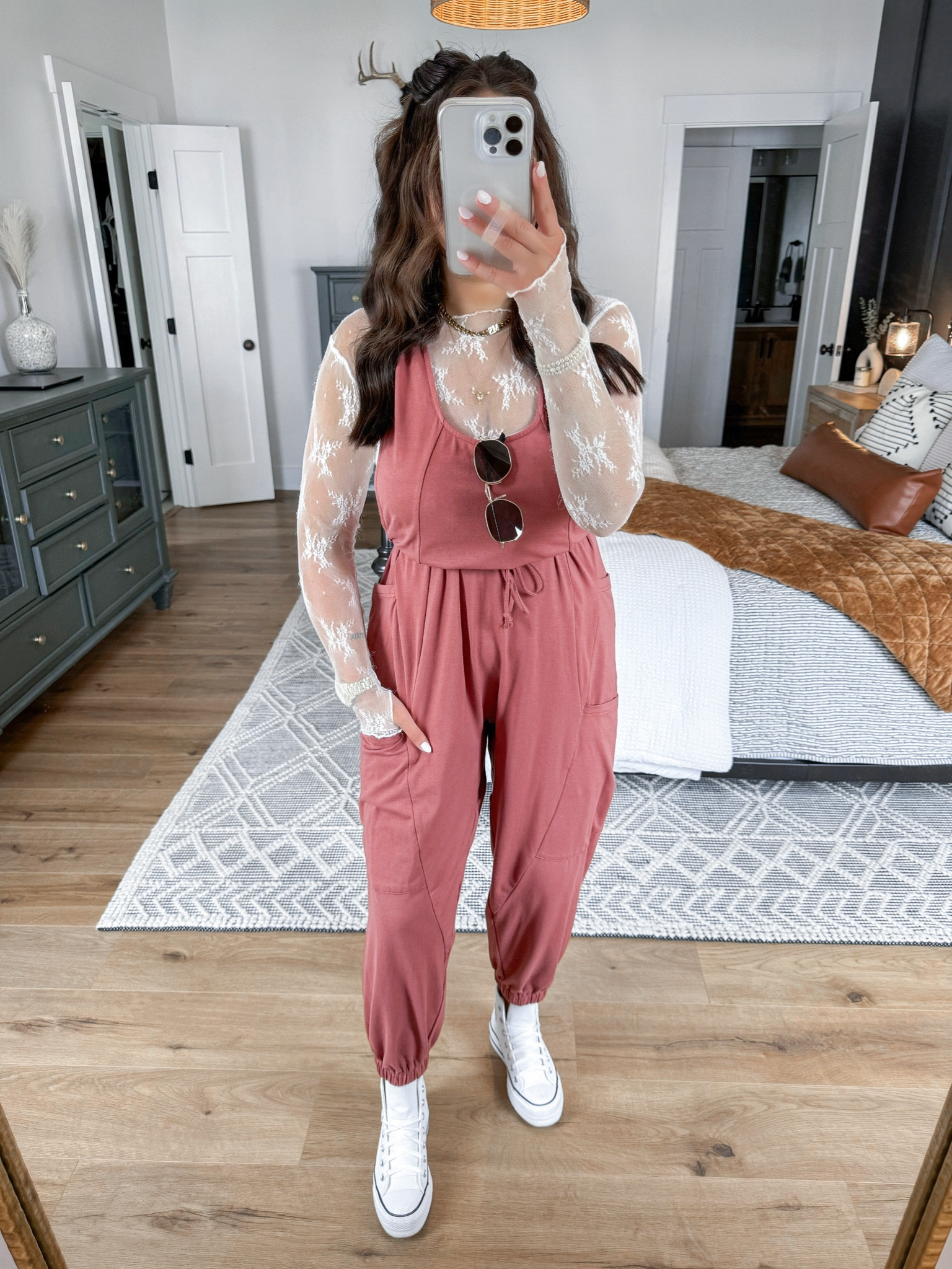 Comfy Fall Transition Outfit 🍁 

Lace Top — xs
Tube Top — xs
Jumpsuit — small

comfy outfit | comfy style | fall outfit | fall fashion | fall style | white leather platform converse sneakers outfit | comfy jumpsuit | fall running errands outfit | white lace long sleeve top outfit | amazon outfit | Amazon style 



#LTKFindsUnder50 #LTKFindsUnder100 #LTKShoeCrush