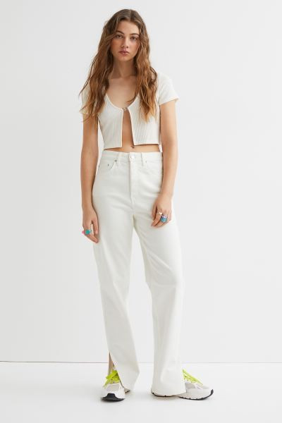 Straight High Jeans | H&M (US + CA)