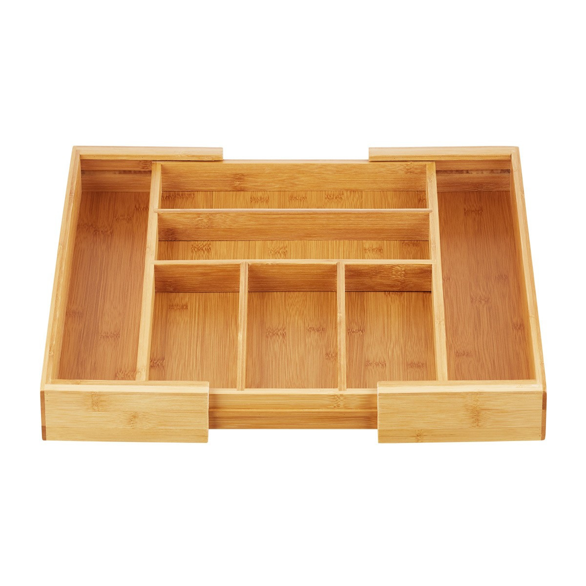 Bamboo Stacking Drawer Organizer | The Container Store