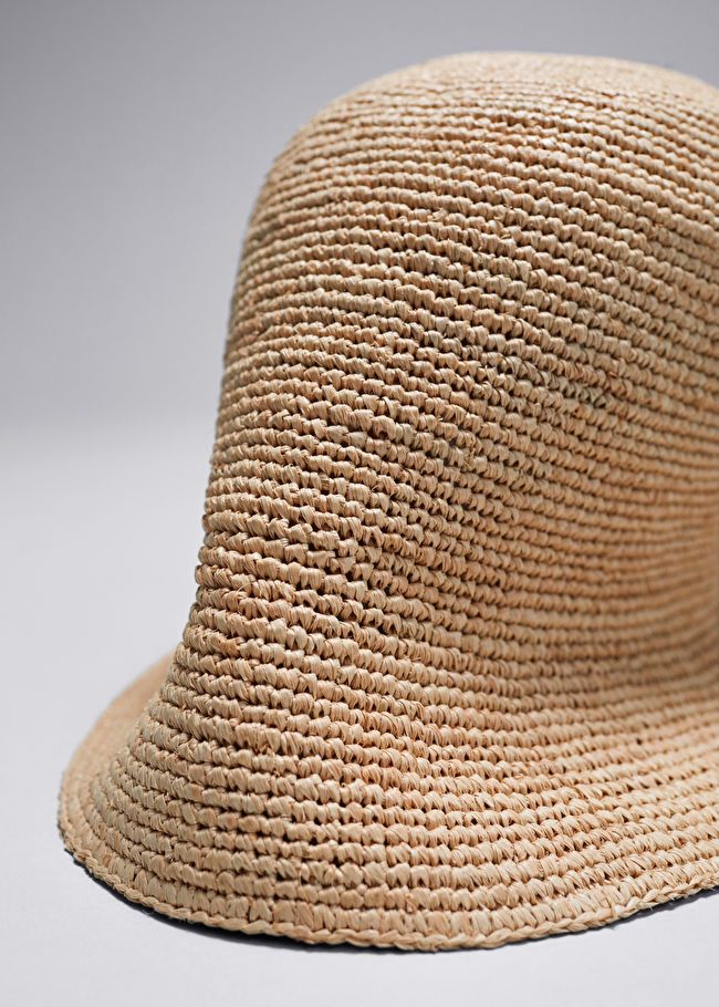 Woven Raffia Bucket Hat | & Other Stories US