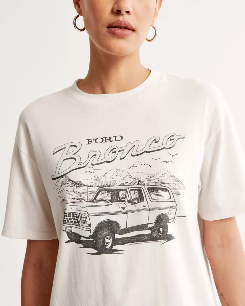 girls oversized bronco graphic tee curated on LTK